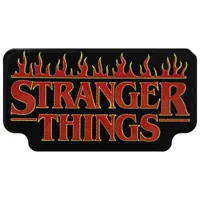 pins rock à gogo stranger things - fire logo
