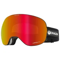 dragon alliance dr x2 bonus ski goggles refurbished noir lumalens red ion/cat3+lumalens light rose/cat1