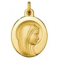 médaille argyor 1070184 h2 cm - or jaune 750/1000
