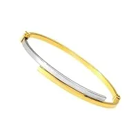 citerna - bracelet - femme - croix - or (9 carats) de bicolore 4.8 gr
