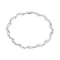 naava - pbc02563w - bracelet femme - or blanc 9 cts 5.1 gr - diamants