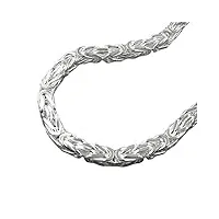 collier 137003 - byzantine chain 6mm silver 925-80cm