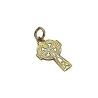 pendentif croix celtique en or jaune 9 carats