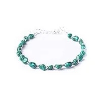 81stgeneration nouvelle argent .925/1000 bracelet véritables turquoise perle