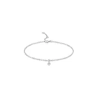 elli bracelet elli - filigrane rond base cristal bracelet femme - (925/1000) argent cristal