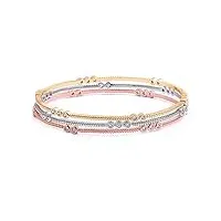 petits merveilles d'amour - bracelet femme - argent fin 925/1000 - manchette