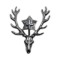 pin's hubertus - badge pour chapeau de chasse et de randonnée - broche de chasseur pour chapeau traditionnel pour la chasse et la chasse