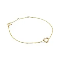 miore - bracelet femme - or jaune 9 cts 375/1000 0.8 gr - diamant