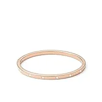 fossil bracelet pour femmes , 6.78 cm x 5.69 cm bracelet en acier inoxydable or rose, jf00843791