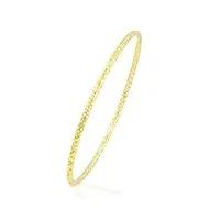 citerna bracelet femme - or jaune 375/1000 (9 cts) 1.9 gr - verre
