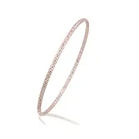 citerna - rib1301r - bracelet femme - or rose 375/1000 (9 cts) 1.9 gr - verre