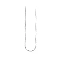 thomas sabo collier pour femme en argent sterling 925 basic ke1107-001-12, 42 cm, pas de gemme