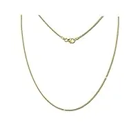 silberdream collier - collier galon en or jaune 333 pour femmes - longueur 45cm - 8carats - gdk00645y