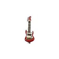 miniblings guitare électrique guitare électrique broche guitare guitariste + bande boîte rouge - bijoux mode main i pin button pins