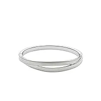 skagen bracelet pour femmes kariana, 67 mm x 62 mm ; 49,5 mm x 61 mm longueur intérieure bracelet en acier inoxydable argenté, skj0714040