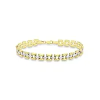 carissima gold - bracelet - (375) - or bi colore - femme