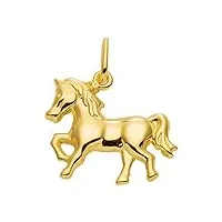 pendentif en forme de cheval en or 585 14 carats