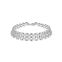 tuscany silver fine necklace bracelet anklet argent 925/1000 rond pour femme