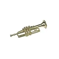 miniblings trompette broche trompette broche badges trompettiste vergold box - bijoux mode main i pin button pins