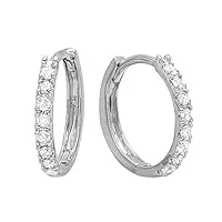 dazzlingrock collection 10 carats or blanc rond i-j