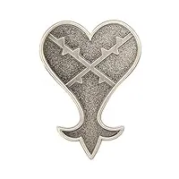 kingdom hearts herzlose pin's couleur argent