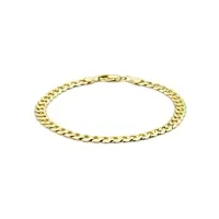 carissima gold - maille gourmette bracelet femme - 9 cts or 375/1000 or jaune