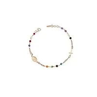 amen bracelet chapelet pierre de jade multicolore et argent 925 collection