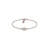 elli femme précieux bijoux bracelets ornement argent 925 plaqué or rose longueur 17 cm