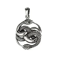 kiss of leather pendentif serpent en argent sterling 925 n° 237