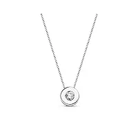 alda joyeros collier (pendentif et chaîne) ataira 0.065 qtes. or blanc 18  ct