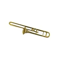 miniblings trompette broche badges broches music orchestra tromboniste or mini - main bijoux mode i pin button pins