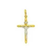 avenuedubijou pendentif croix or jaune + chaîne offerte