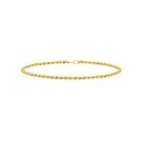avenuedubijou - bracelet corde en or jaune 18 carats