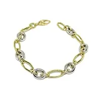 never say never bracelet en or jaune et or blanc 18 carats. 20 cm, or fin (18 carats), sans_gemme
