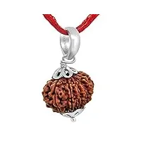 arihant gems and jewels pendentif en argent 925 13 mukhi rudraksha népalais | perles en vrac rudrakalagni | unisexe pour homme et femme | 100 % naturel et certifié par arihant gems and jewels, 13