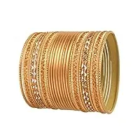 touchstone 2 douzaines de bracelets de collection en alliage de métal texturé bijoux de créateur bracelets spéciaux pour femme 2.75 lot de 2 grand or