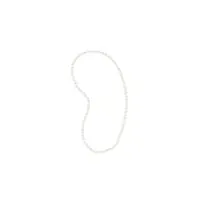 pearls & colors - collier sautoir de perles de culture d'eau douce rondes 7-8 mm - qualite aa+ - colori blanc naturel - longueur 60 cm - bijou femme classique