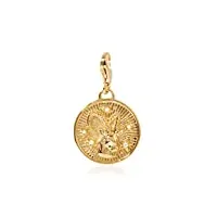 thomas sabo femmes hommes-charm-pendentif signe zodiacal capricorne charm club argent sterling 925 plaqué or jaune 18 carats 1661-414-39