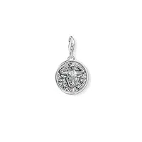 thomas sabo femmes hommes-charm-pendentif signe zodiacal taureau charm club argent sterling 925 1641-643-21