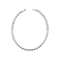 secret & you collier de perles d'eau douce pour femme de 45 cm de long perles ovales ou semi rondes de 5 à 5.5 mm, 6.5 à 7.0 et 7.5 à 8.0 - fermoir en argent sterling 925 rhodié