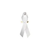 strass & paillettes lot de 40 pin's + 10 offert ruban blanc en tissu sur une épingle. rubans contre la violence faites aux femmes