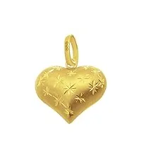 pendentif or pendentif pendentif coeur 14 carats 585