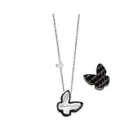 salvini collier femme collier papillon dor, de diamants, de fragments de lauteur 20067994