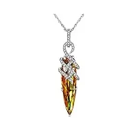 tingle alexandrite collier pendentif changement de couleur gem rock pendentif collier en argent sterling fine jewelry pour femmes