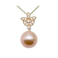 jyx charmante pendentif en or 14 carats avec or 12 carats et perles dorées 18 "