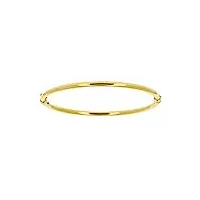 bracelet esclave lisse or 750/1000