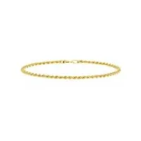 avenuedubijou - bracelet corde en or jaune 18 carats