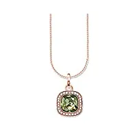 thomas sabo ke1422-635-6-l42v collier avec pendentif en argent 925 or rose et verre