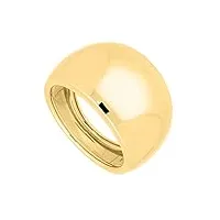 my gold bague en or jaune veritable ou 585 (14 carats) large 14mm taille 54 wilshere r-06062-g401-w54