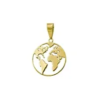 priority pendentif carte du monde en or 18 ct sauvons notre planète pendentif carte du monde, pendentif carte du monde en or, pendentif en or pour femme, pendentif pour fille